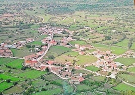 Vista área a través de un dron de Brincones.