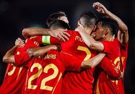 Selección Española de Fútbol masculino en la Eurocopa 2024.