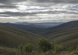 Panorámica de la Reserva Natural da Serra da Malcata.