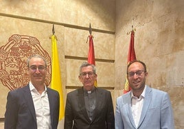 Julio Nager, Santiago García-Jalón y Marcos Iglesias