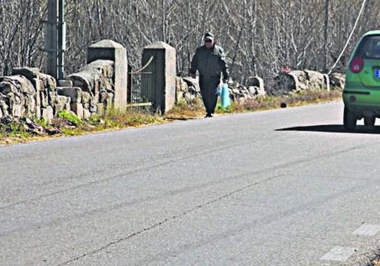 Estado actual de parte del vial.