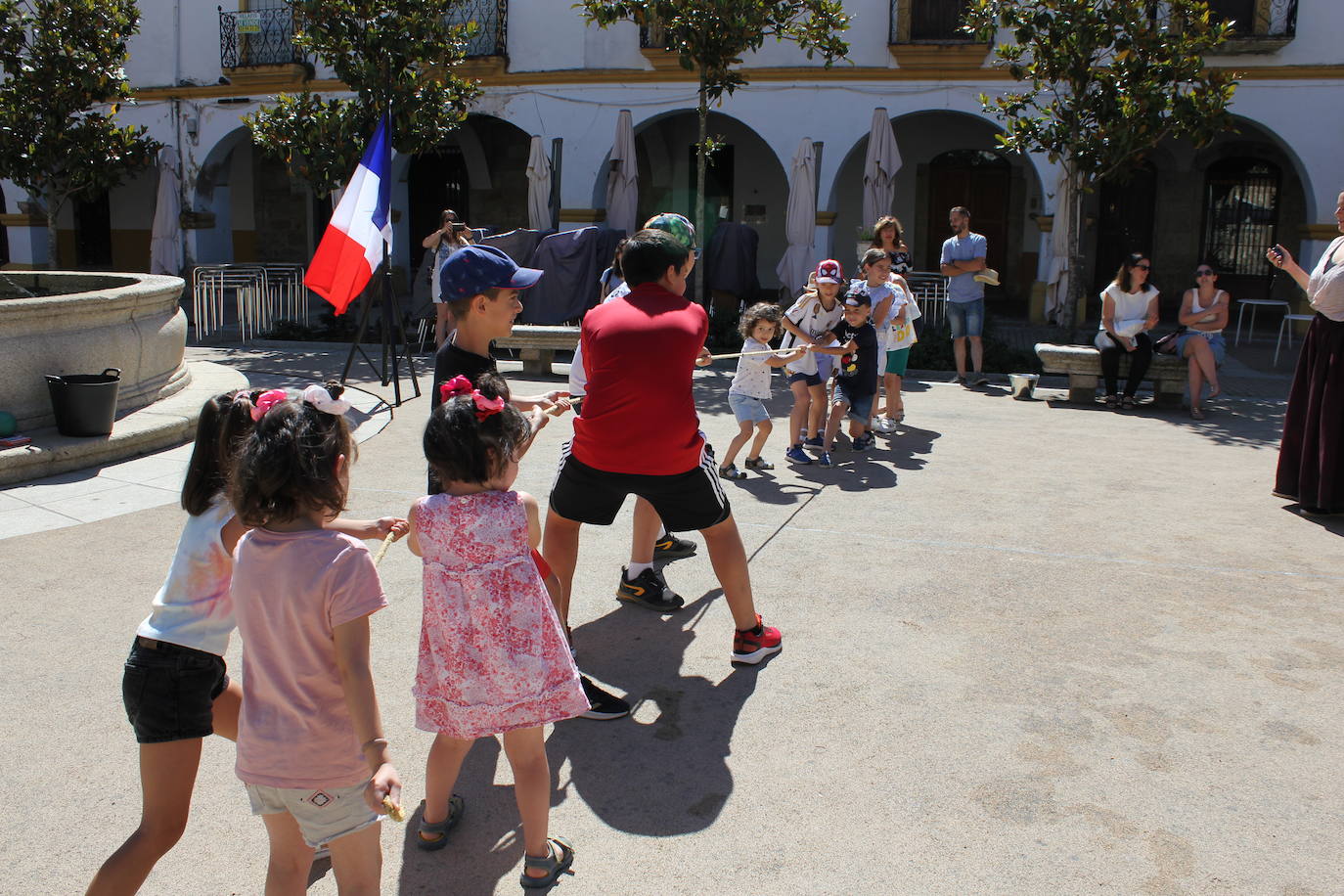 Los pequeños, guerrilleros por un día