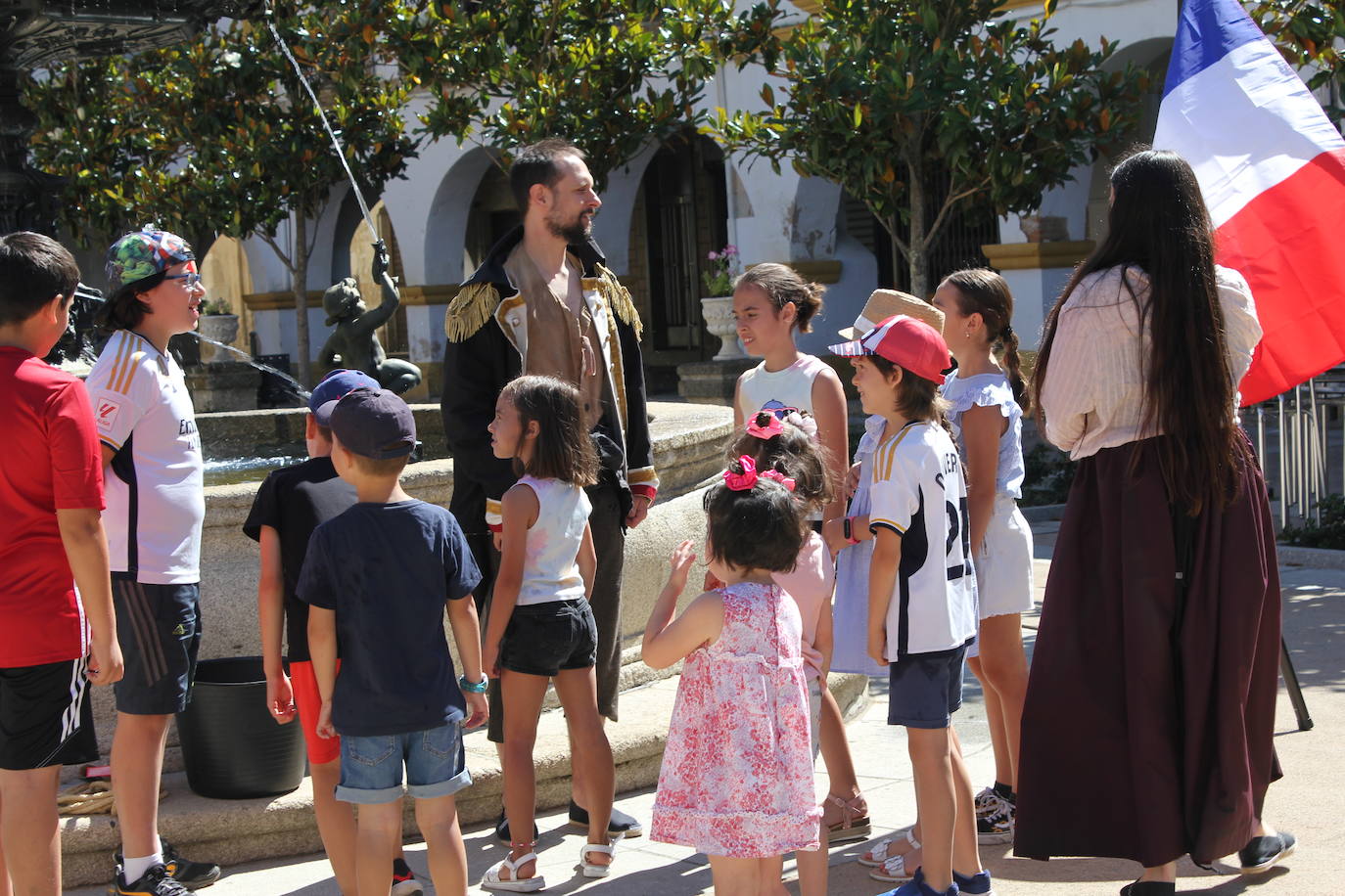 Los pequeños, guerrilleros por un día