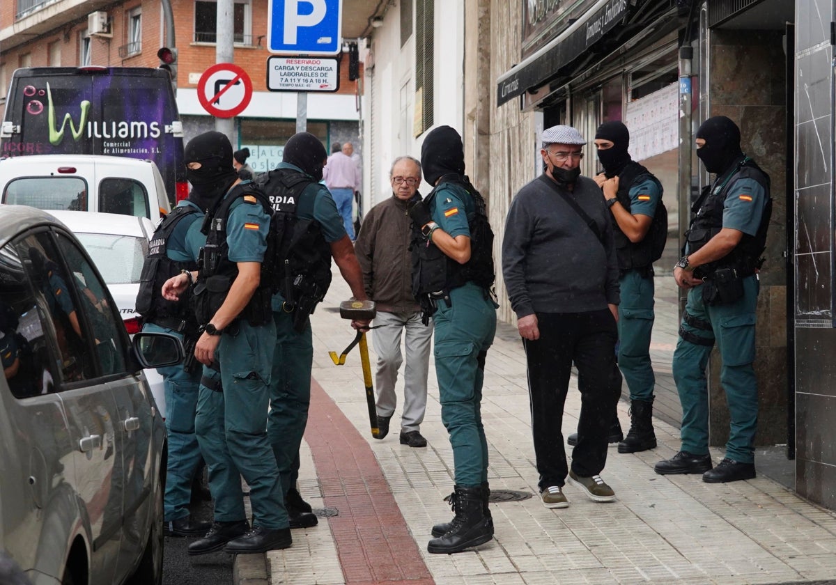 Una de las redadas antidroga llevadas a cabo por la Guardia Civil en septiembre de 2022.