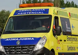 Una ambulancia de Emergencias Sanitarias.