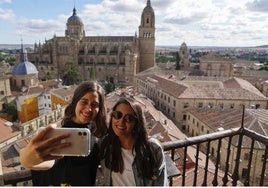 Selfi en las Torres de la Clerecía.