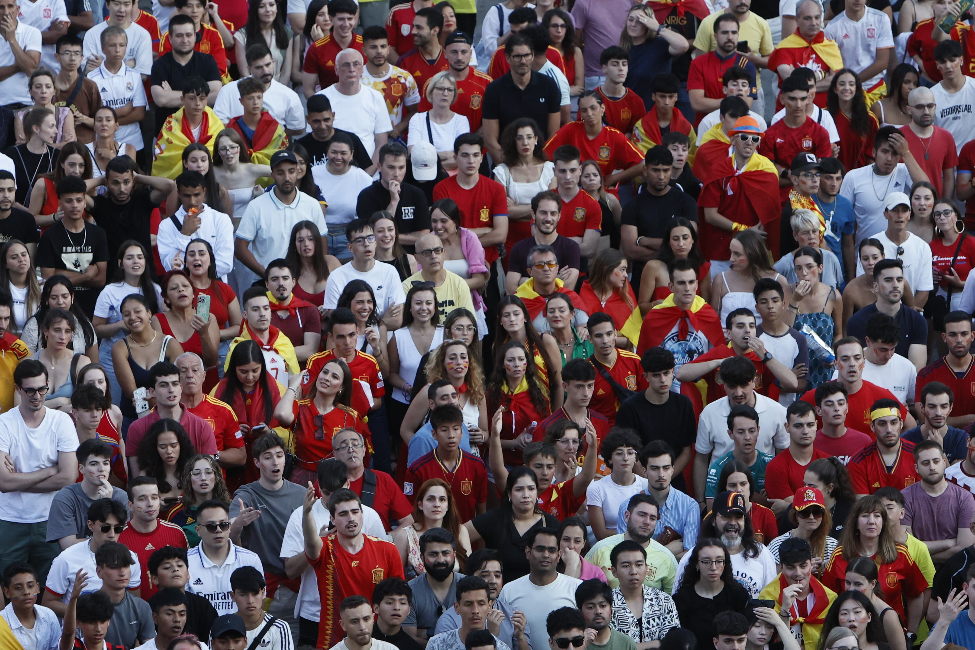 Salamanca sale a la calle para apoyar al combinado nacional