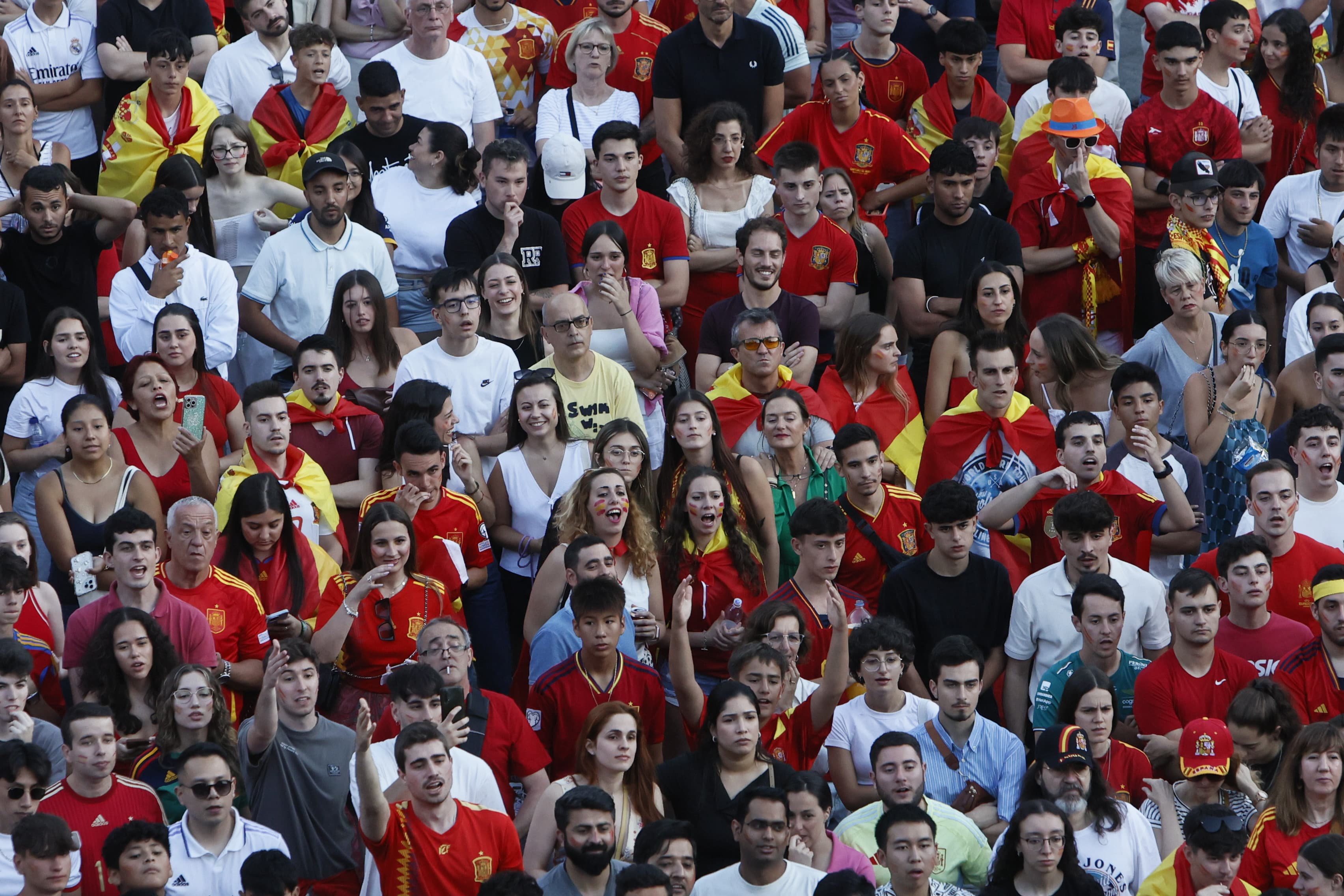 Salamanca sale a la calle para apoyar al combinado nacional