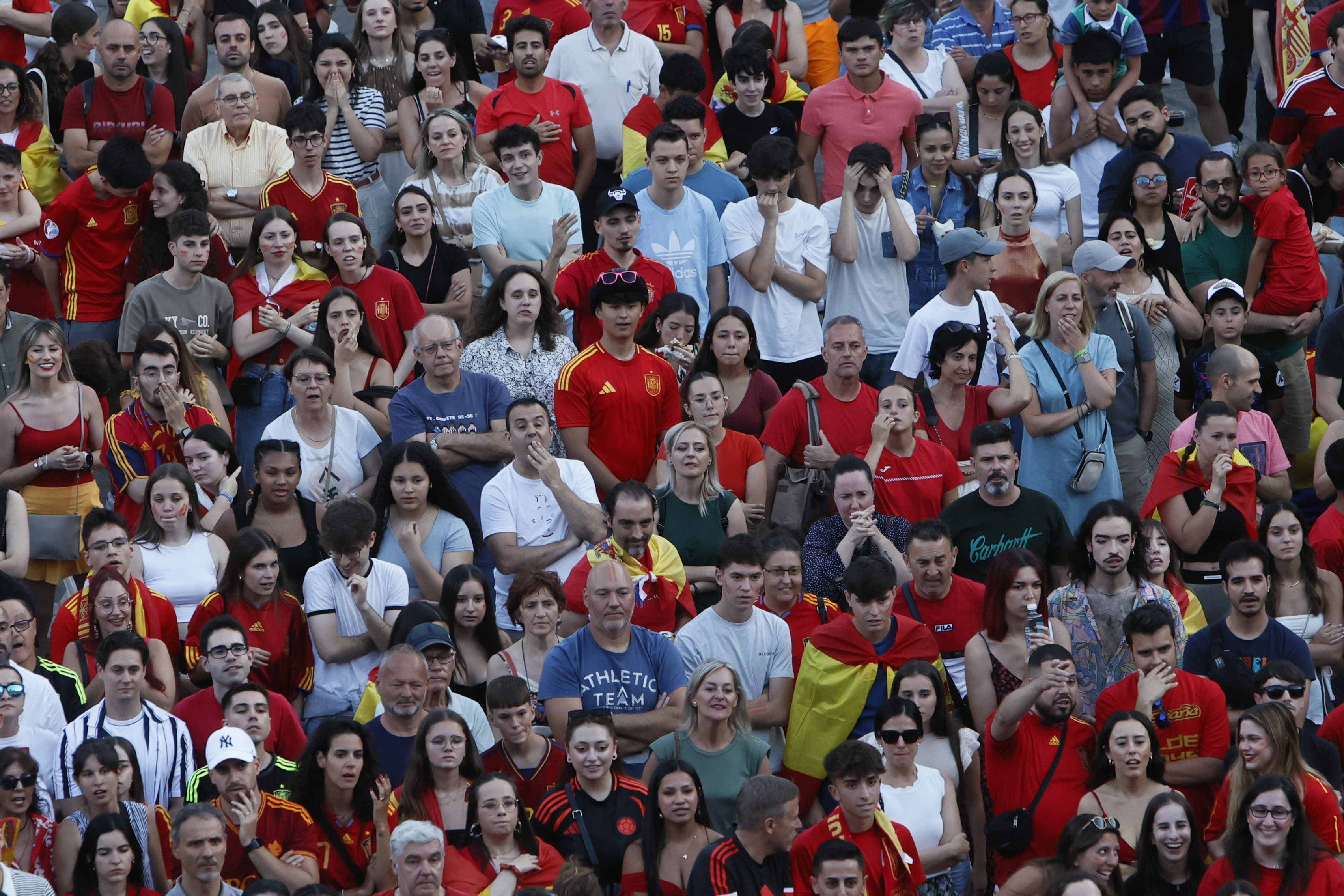 Salamanca sale a la calle para apoyar al combinado nacional