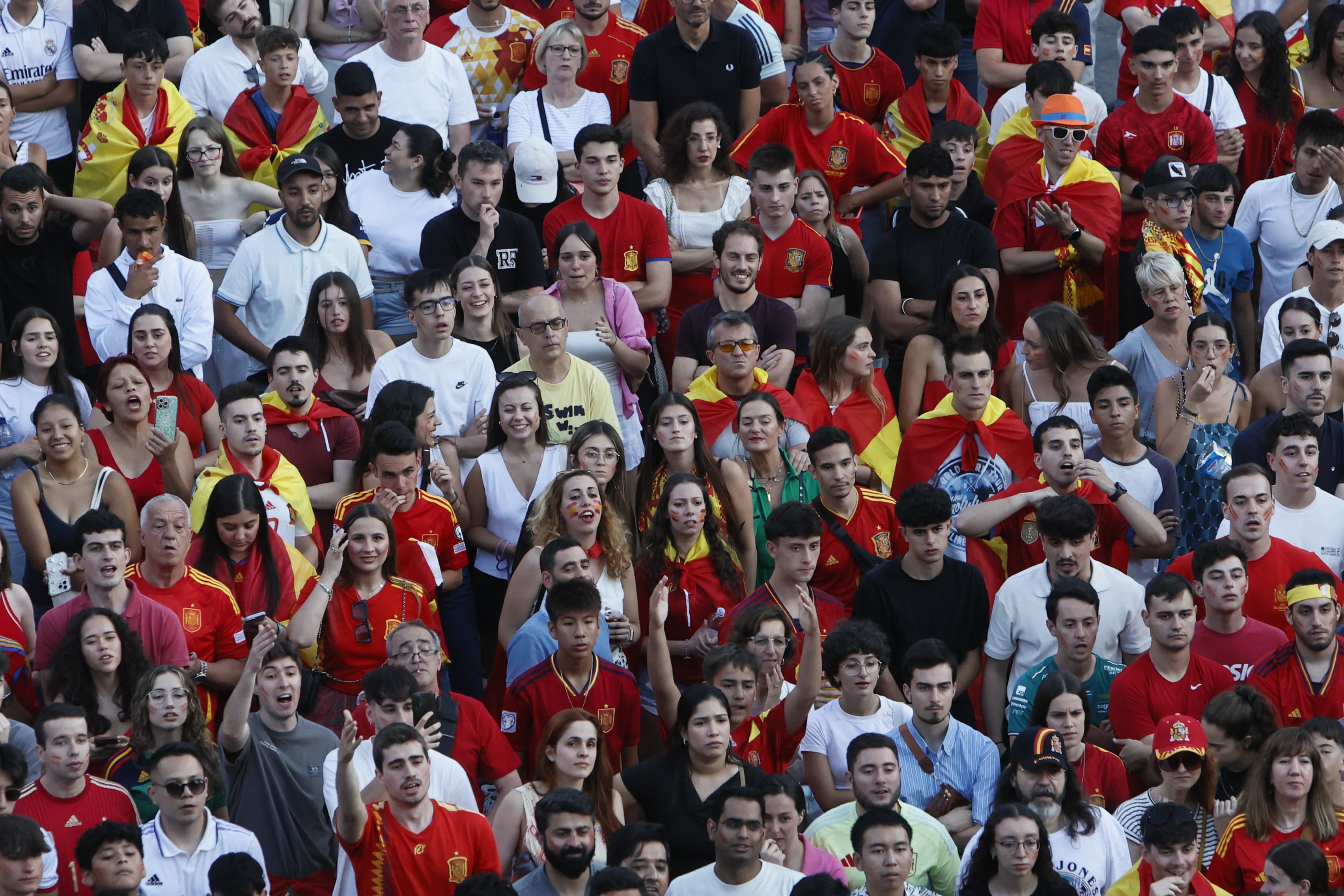 Salamanca sale a la calle para apoyar al combinado nacional