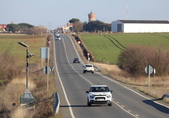 Una carretera de la provincia de Salamanca.