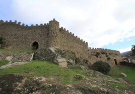 Uno de los lienzos de la muralla de Béjar