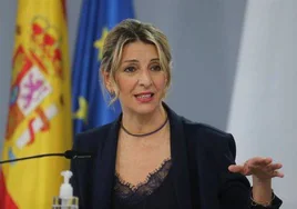 Yolanda Díaz, vicepresidenta segunda del gobierno.