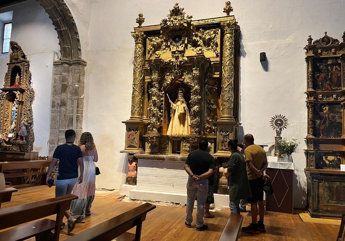 Halladas dos tallas del siglo XVI en la iglesia de Candelario