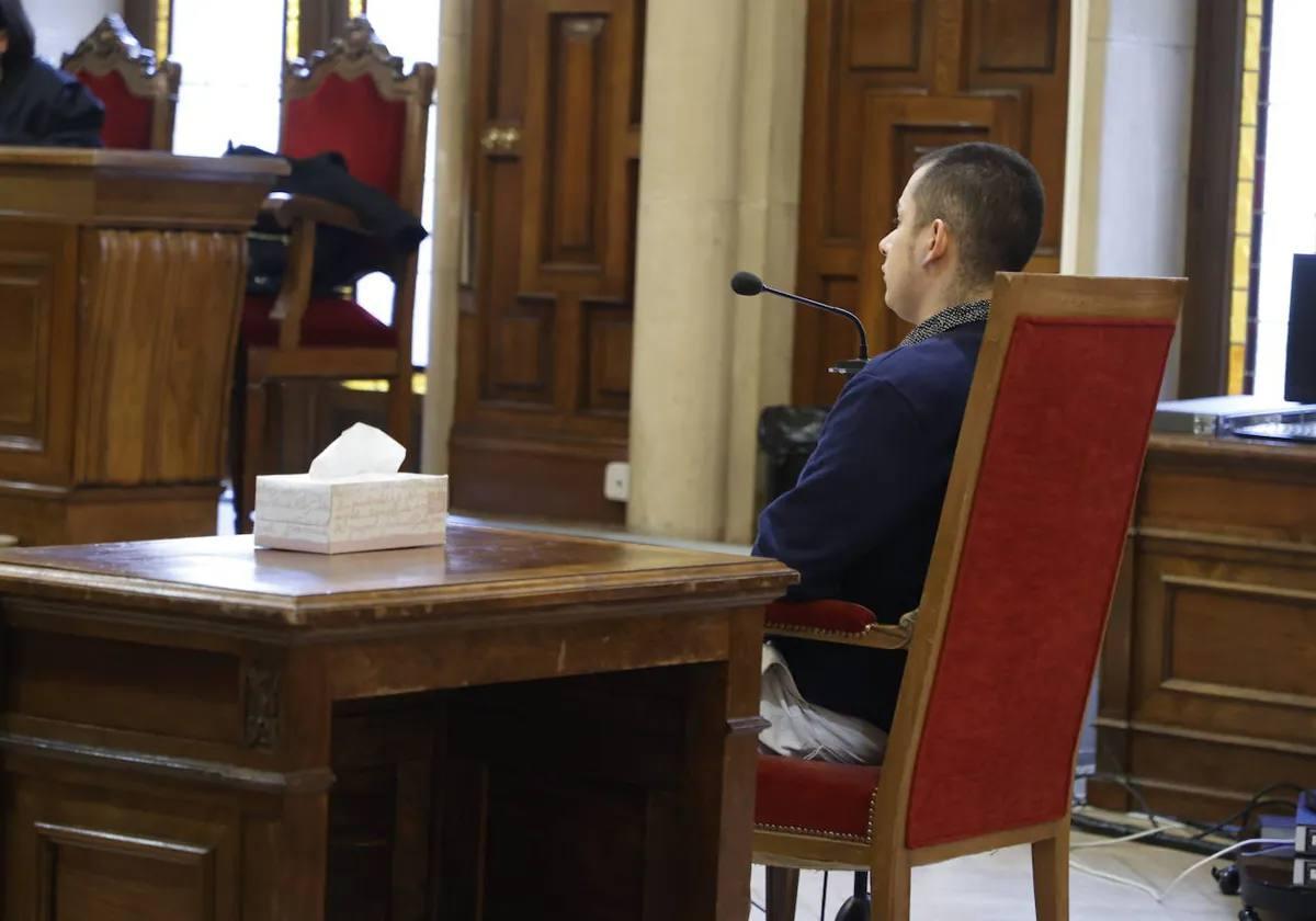 K.A.P.B., durante el juicio en la Audiencia Provincial de Salamanca.