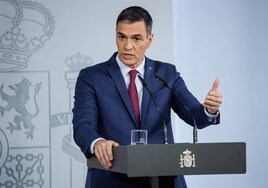 Pedro Sánchez, presidente del Gobierno.