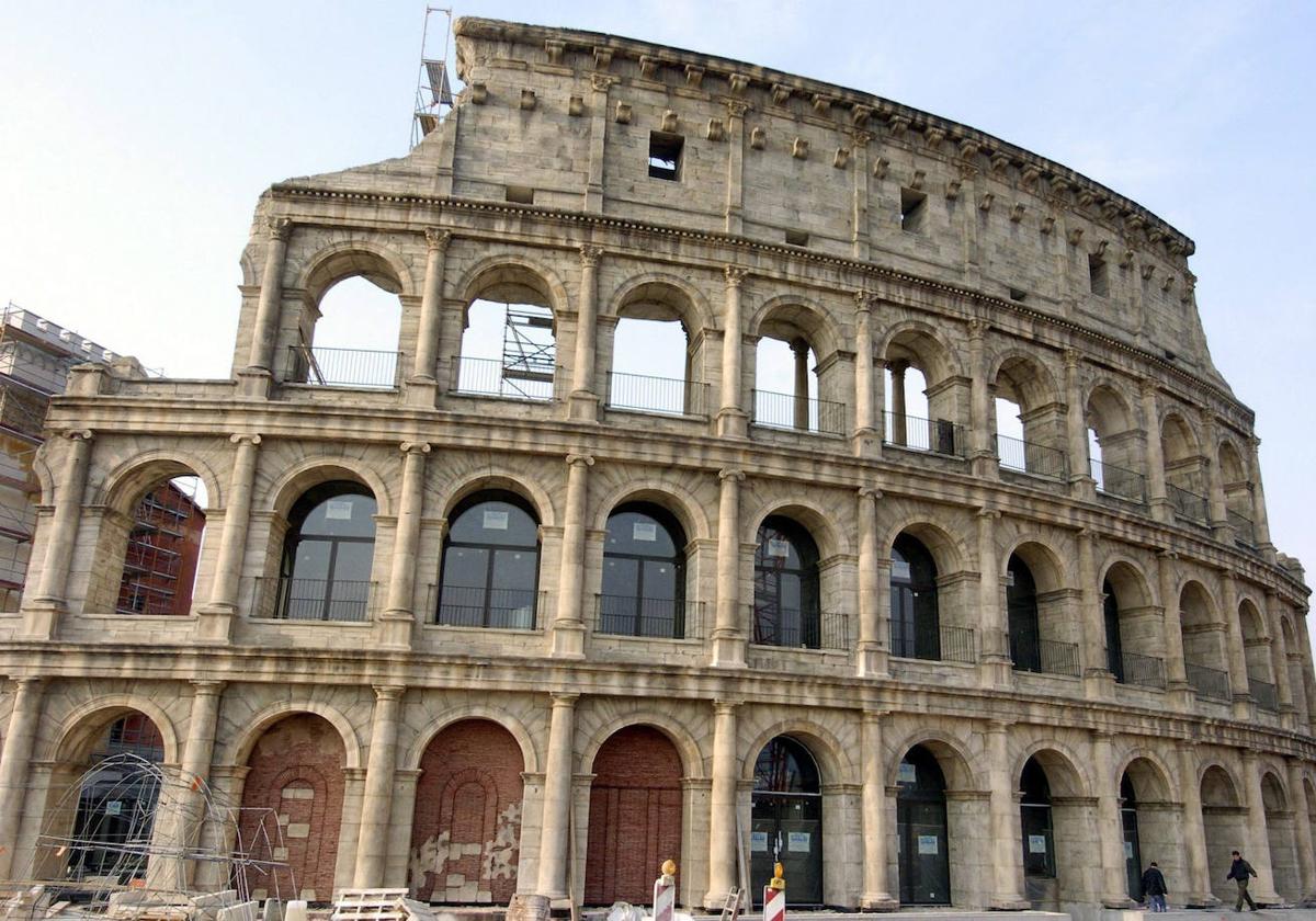 Una imagen del Coliseo de Roma.