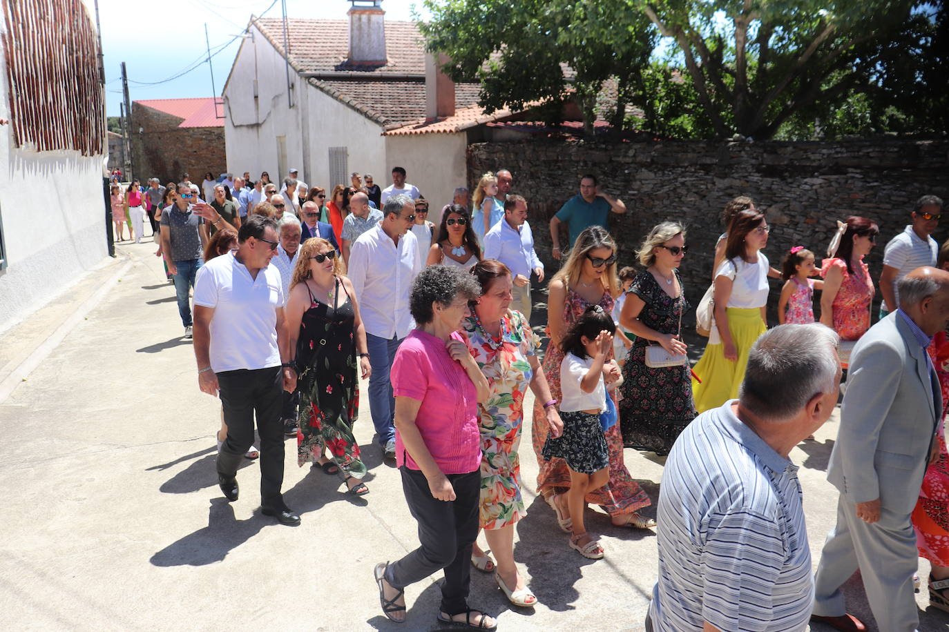 Palacios de Salvatierra acompaña a su patrona en el día de su fiesta