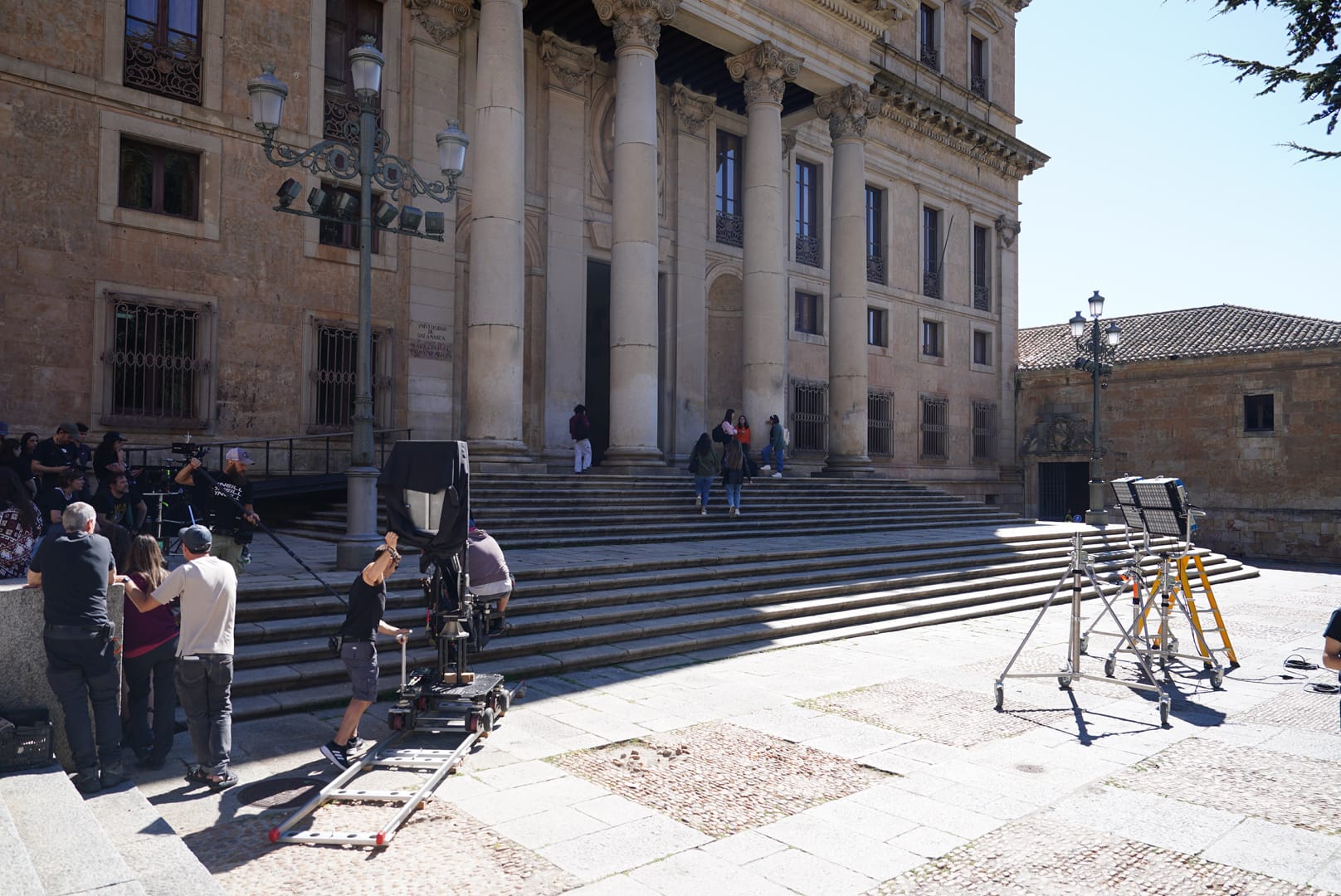 Así ha arrancado el rodaje en Salamanca de la nueva serie de Amazon Prime