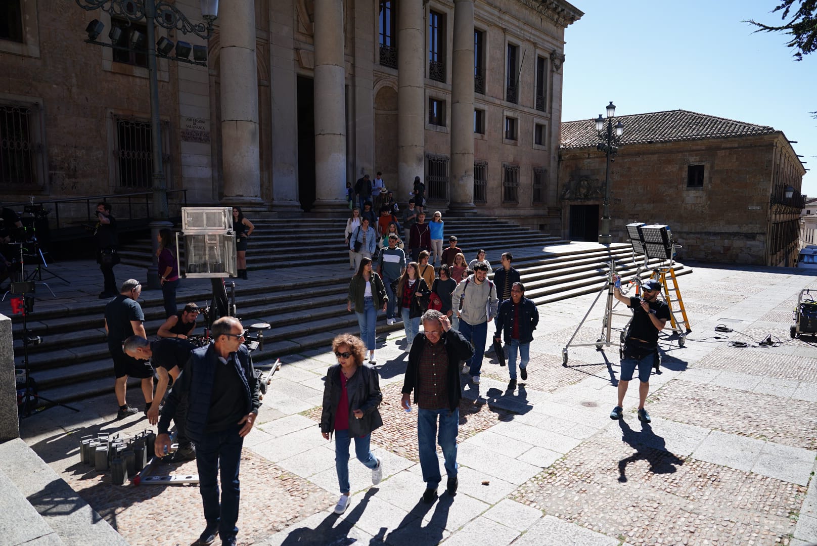 Así ha arrancado el rodaje en Salamanca de la nueva serie de Amazon Prime