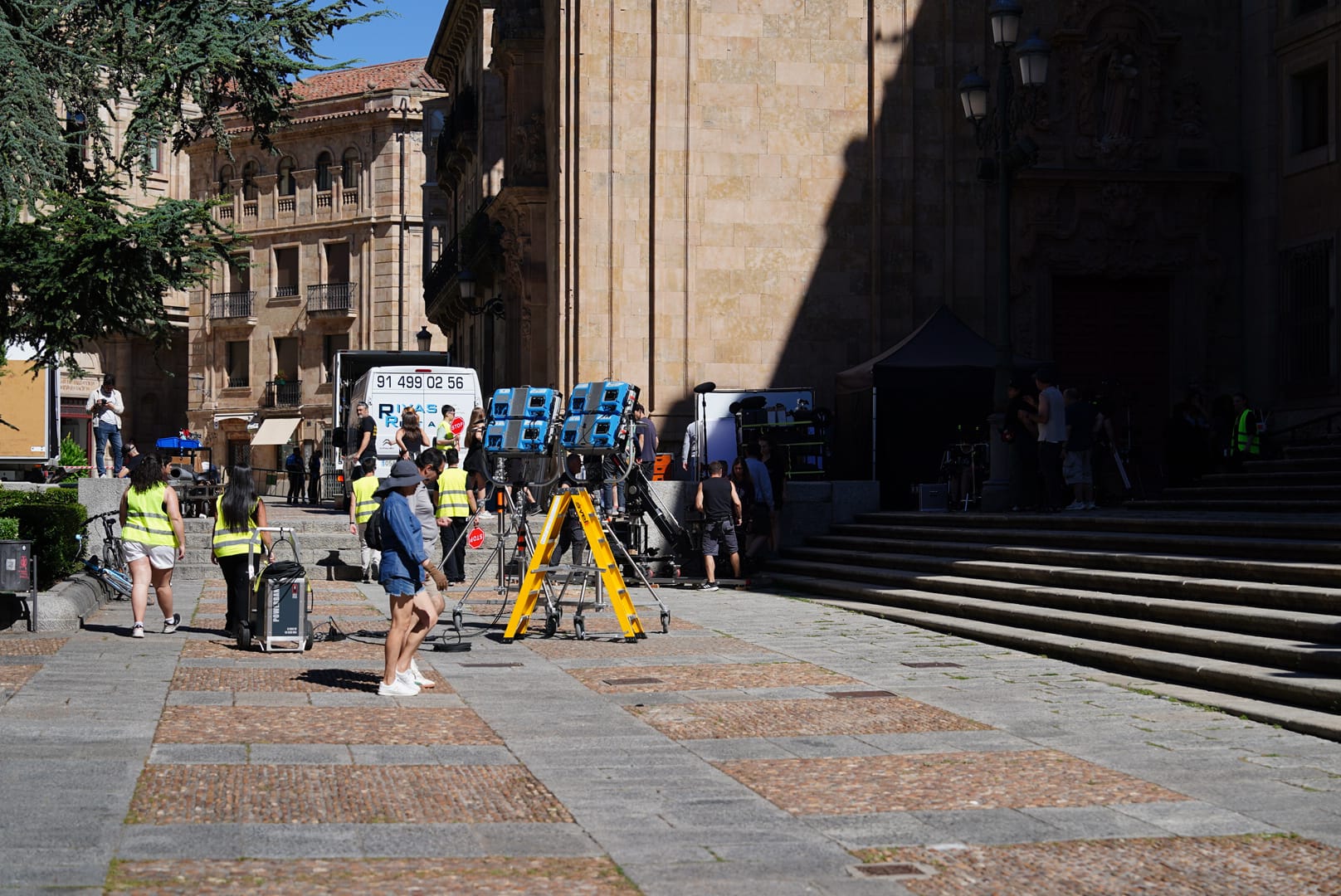 Así ha arrancado el rodaje en Salamanca de la nueva serie de Amazon Prime