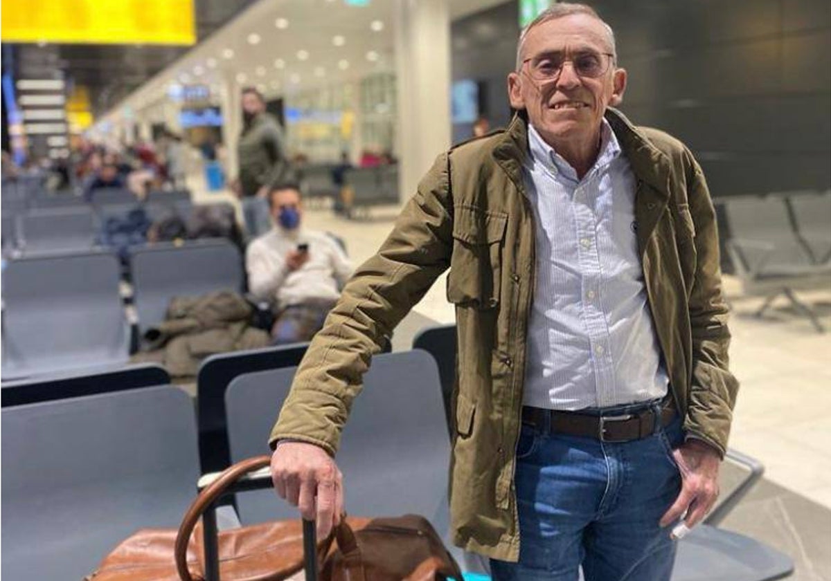 El salmantino 'Fila', en uno de los últimos viajes realizados.