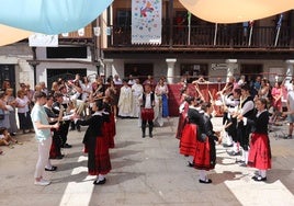 Danzas el día de San Agustín del año pasado.