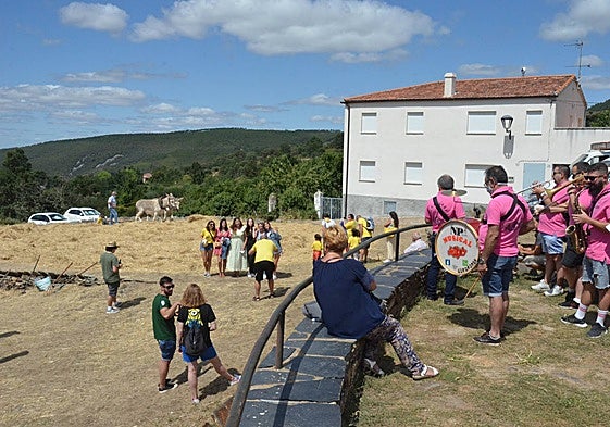 Día de la Trilla en Monsagro, que recuerda viejos tiempos.