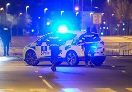 Imagen de un control de la Policía Local en la capital.