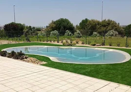 Piscina privada de Salamanca.