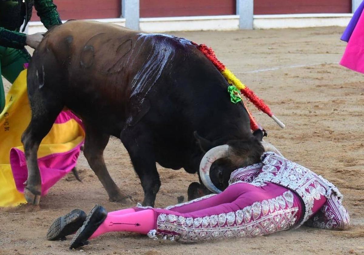 Imagen de la cornada a «Porritas».