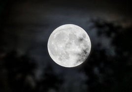 Imagen de otra superluna 'azul'.