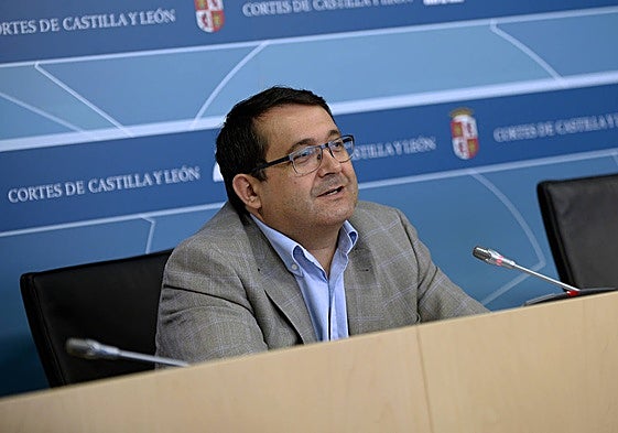 Juan Luis Cepa, en las Corte de Castilla y León.