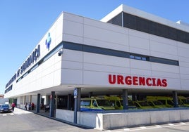 Urgencias en el Hospital de Salamanca.