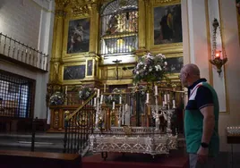 Sepulcro de Santa Teresa de Jesús.