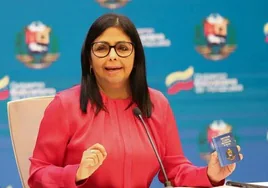 Delcy Rodríguez, vicepresidenta de Venezuela.