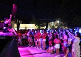 Un pueblo de Salamanca en fiestas.