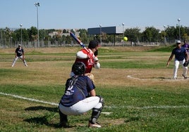 El equipo Toros de Salamanca en un partido de la copa verano organizada por el equipo salmantino en la Aldehuela.