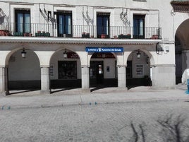 Administración de Peñaranda donde se ha sellado el boleto ganador.