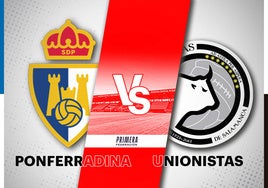 Ponferradina-Unionistas: horario y cómo ver en directo y por TV el partido de Primera RFEF