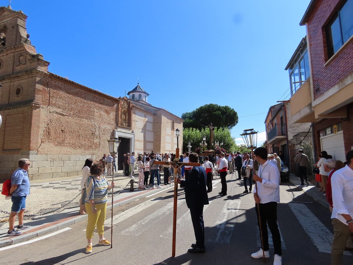 Muestras de devoción al Santo Cristo de la Agonía de San Luis en Peñaranda