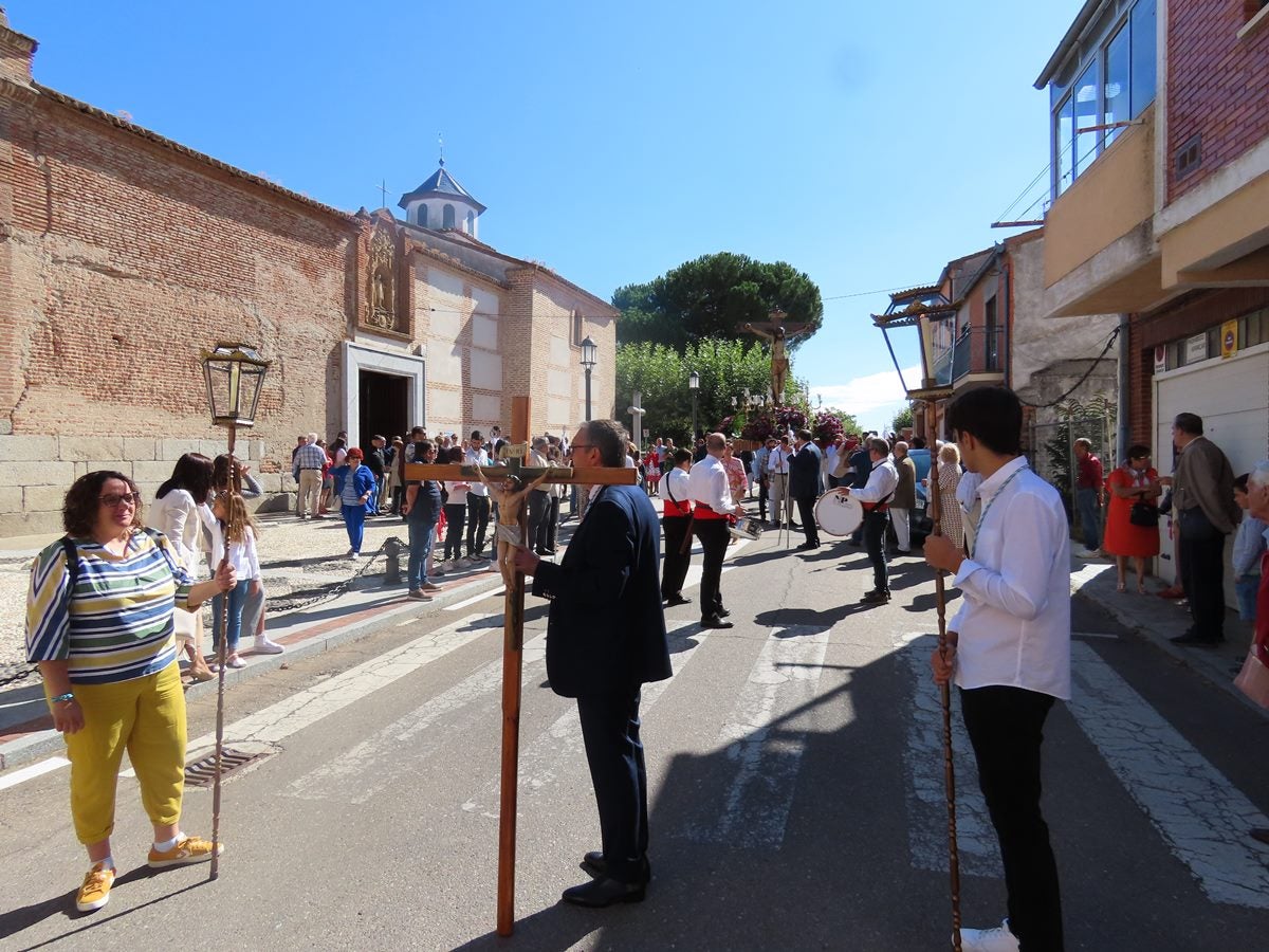 Muestras de devoción al Santo Cristo de la Agonía de San Luis en Peñaranda