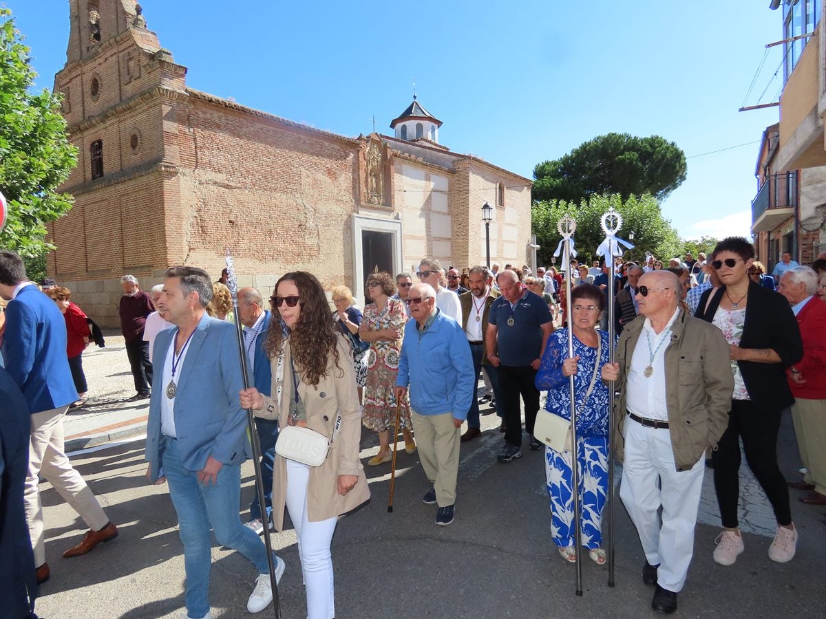 Muestras de devoción al Santo Cristo de la Agonía de San Luis en Peñaranda