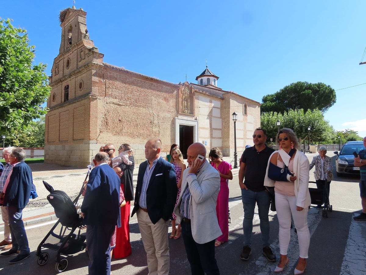 Muestras de devoción al Santo Cristo de la Agonía de San Luis en Peñaranda