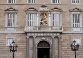 Fachada del Palau de la Generalitat.