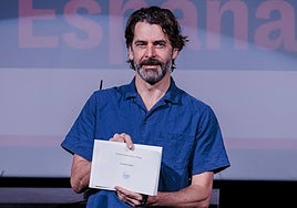 El actor Eduardo Noriega durante el anuncio de la película seleccionada.