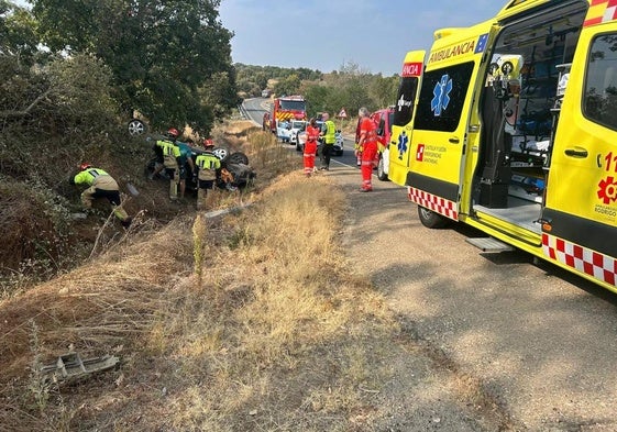 Una ambulancia de Emergencias Sanitarias.