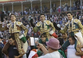 Roca Rey, Talavante y Aguado, triple puerta grande en La Glorieta.