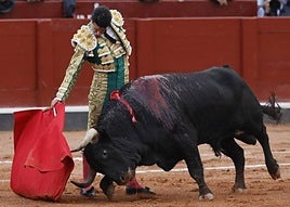 Alejandro Talavante durante la Feria.