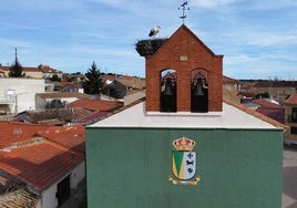 Imagen del campanario de Valverdón.